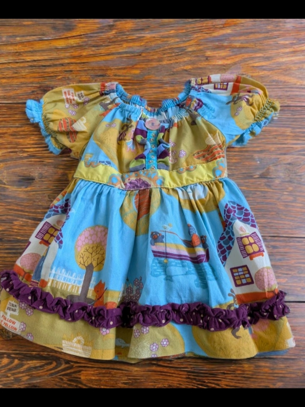 Matilda Jane paint by numbers peasant top size 6 months